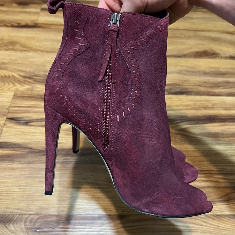 Rebecca Minkoff Women Red Ankle Boots US 9M - Picture 6 of 9